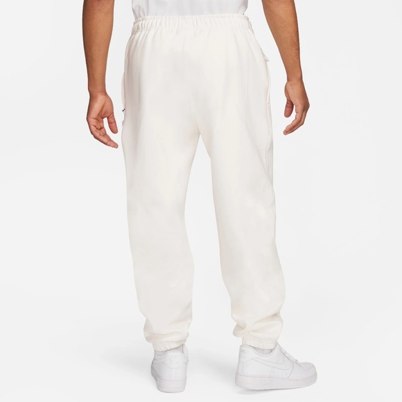 Nike Solo Swoosh Fleece Pants DX1364-100 (White) - Picture 2 of 8